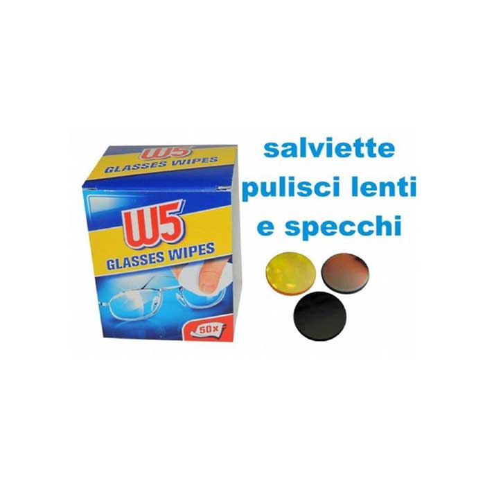 50 pz salviette Speciali Pulizia - Lenti e Specchi laser