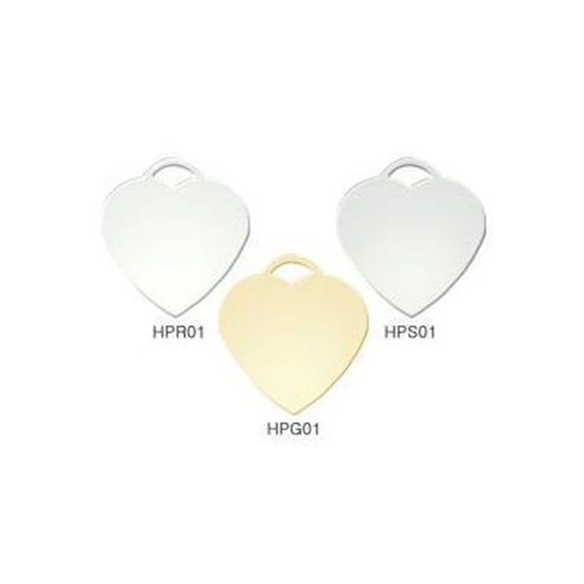 HPG01 - MEDAGLIETTA A CUORE 36x33mm HPG01 - MEDAGLIETTA A CUORE 36x33mm
