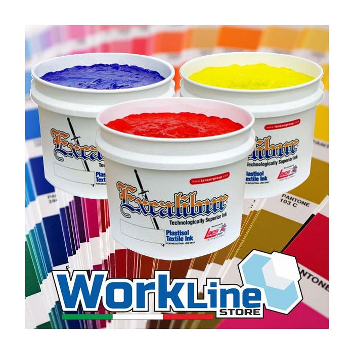 Inchiostro plastisol Excalibur PANTONE 551 - Full Kit