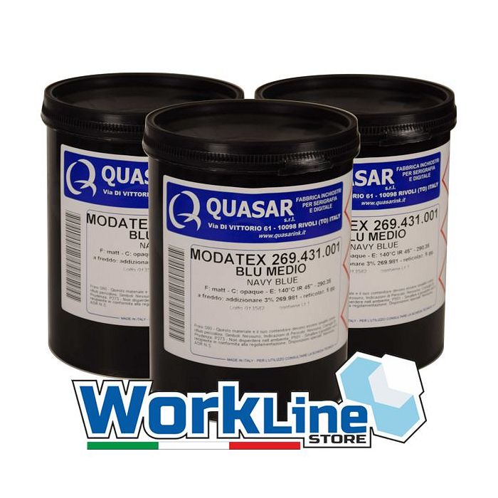 Permaset Aqua Inchiostro Per Tessuti 1 Litro, Colore Blu, Eco-solvent Free, Per Cotone, Poliestere E Seta