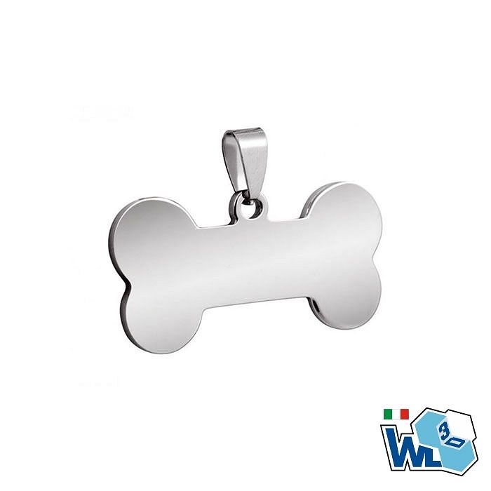 Uiopa 2 Pezzi Medaglietta Cane Personalizzata, Testa Di Gatto Medaglietta Gatto Con Incisione, Acciaio Inox Targhetta Cane Con Incisione Pendenti Per Collare Cani E Gatti (Argento, Grande - 11